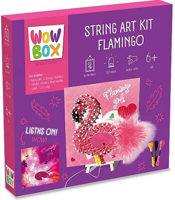 Wow Box. Zestaw sznurkowy Flaming - tantis.pl