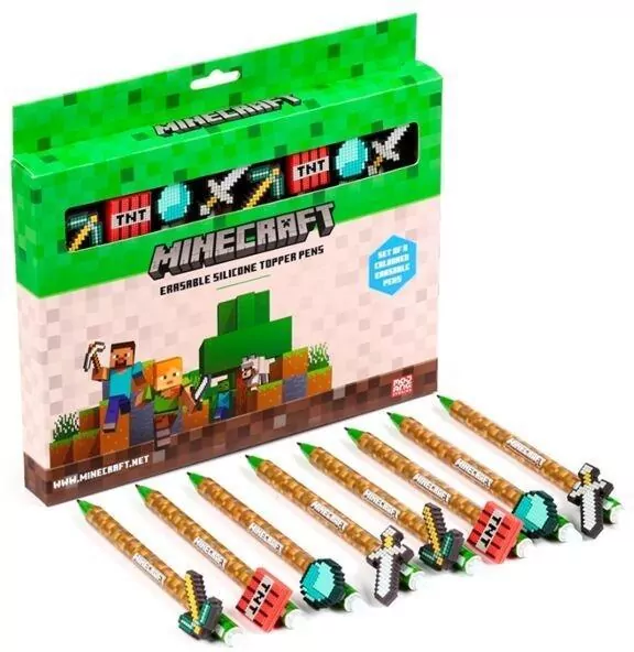 Długopis zamzywalny z nakładką Minecraft - tantis.pl