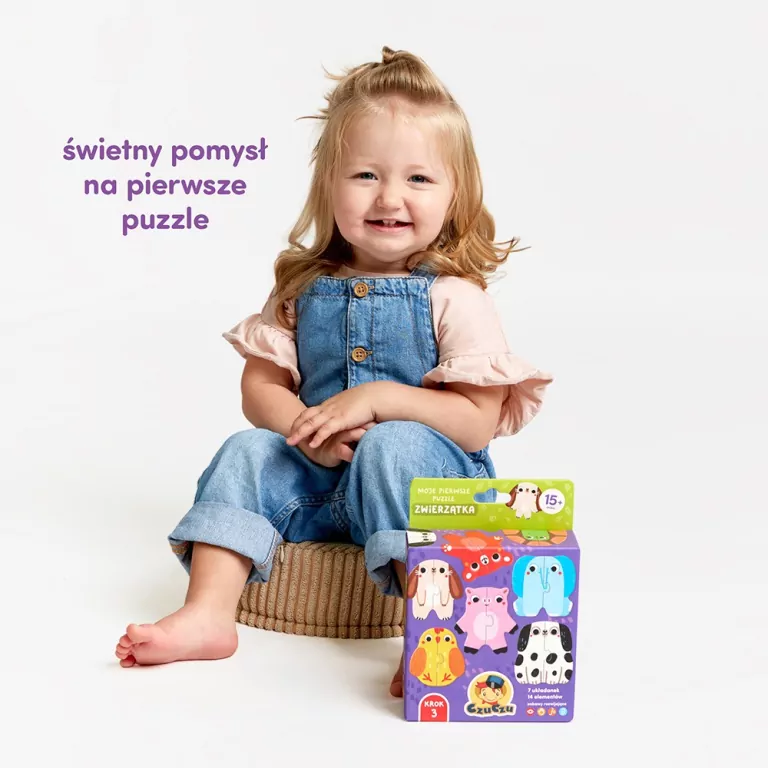 CzuCzu. Zwierzątka. Moje pierwsze puzzle. 15m+ - tantis.pl