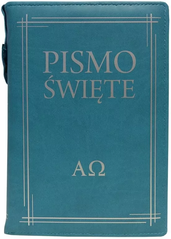 Pismo Święte w etui. Turkusowe - tantis.pl