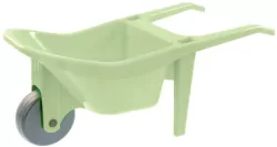 Taczka plastikowa pastel zielony