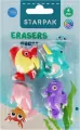 Gumka do mazania 3D puzzle 4 sztuki Fish - tantis.pl