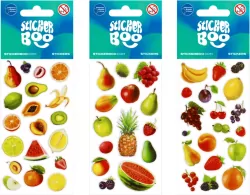 Sticker BOO. Naklejki Owoce 2 mix