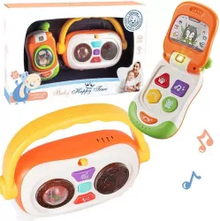 Radio grające i telefonik z klapką