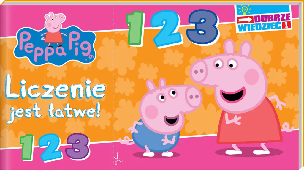 Peppa Pig. Dobrze wiedzieć cz. 1 Liczenie jest łatwe! - tantis.pl