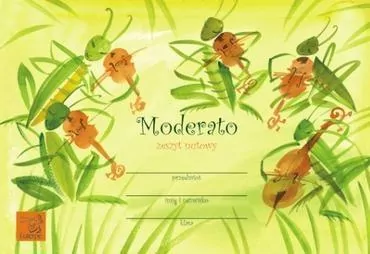 Moderato. Zeszyt nutowy - tantis.pl