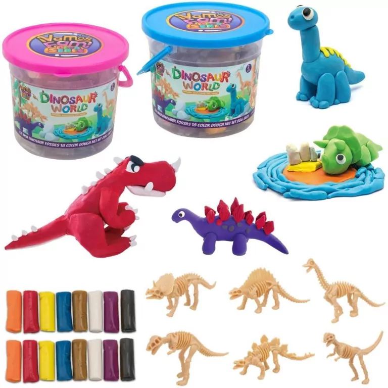 Masa plastyczna szkielety dinozaurów - tantis.pl