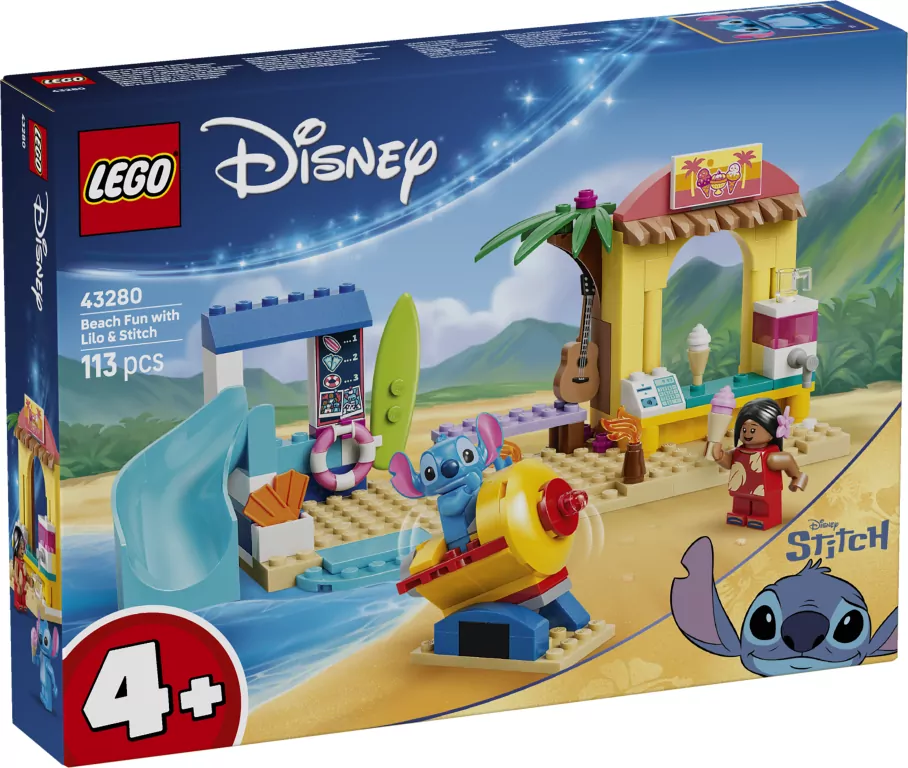 LEGO® Zabawa na plaży z Lilo i Stitchem 43280 - tantis.pl