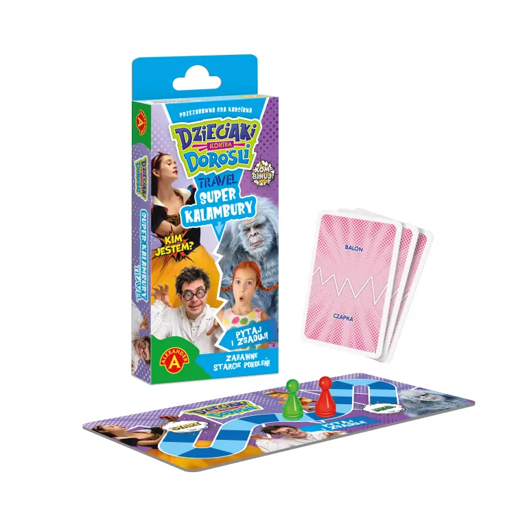 Dzieciaki kontra Dorośli. Super kalambury Travel - tantis.pl