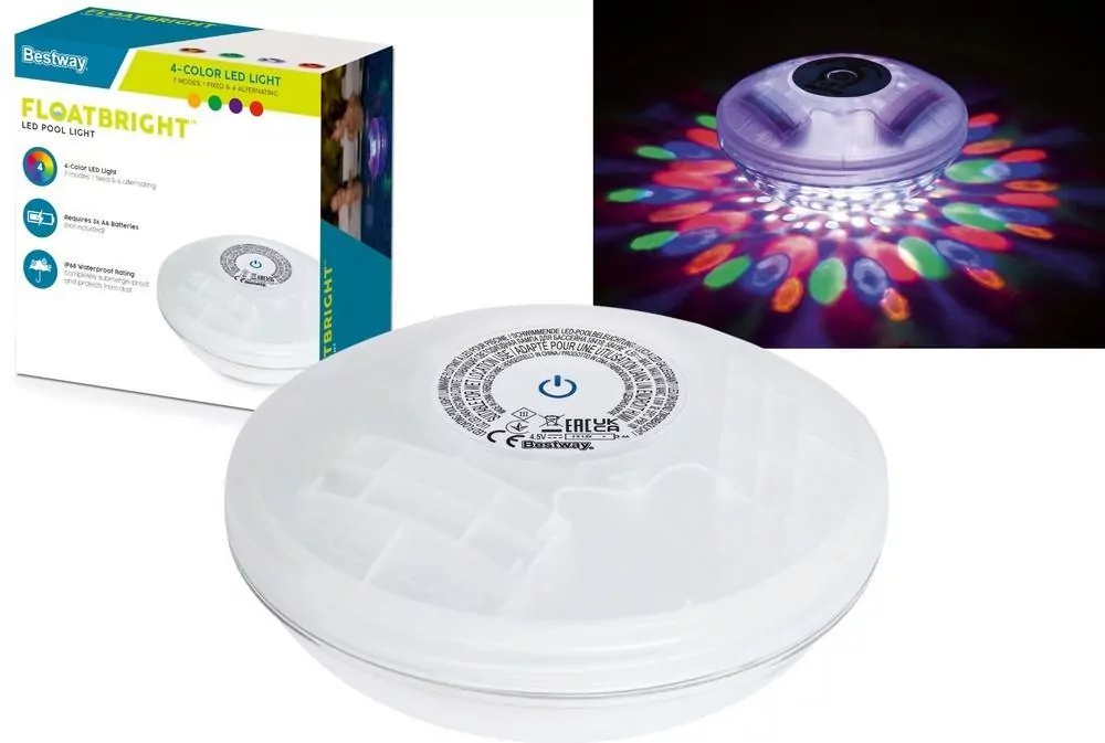 Lampa basenowa oświetlenie LED na baterie - tantis.pl