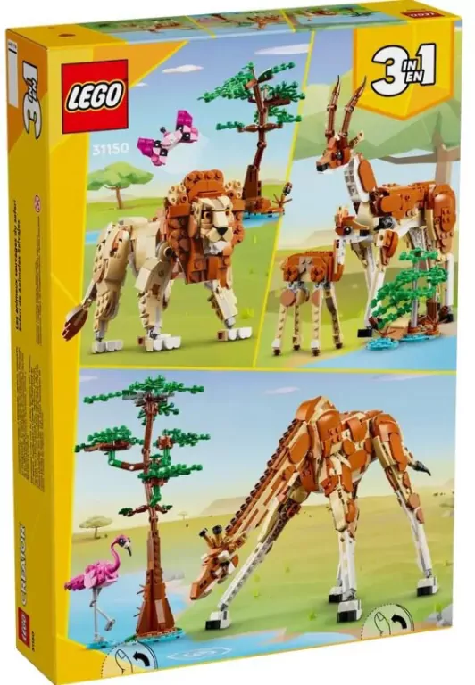 LEGO® Creator. Dzikie zwierzęta z safari 31150 - tantis.pl