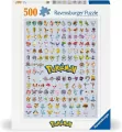 Puzzle 500 2D: Pokemon Postacie - tantis.pl