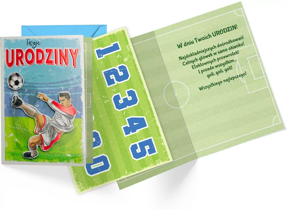 Karnet B6 Urodziny dziecięce (wymienne cyfry) - tantis.pl
