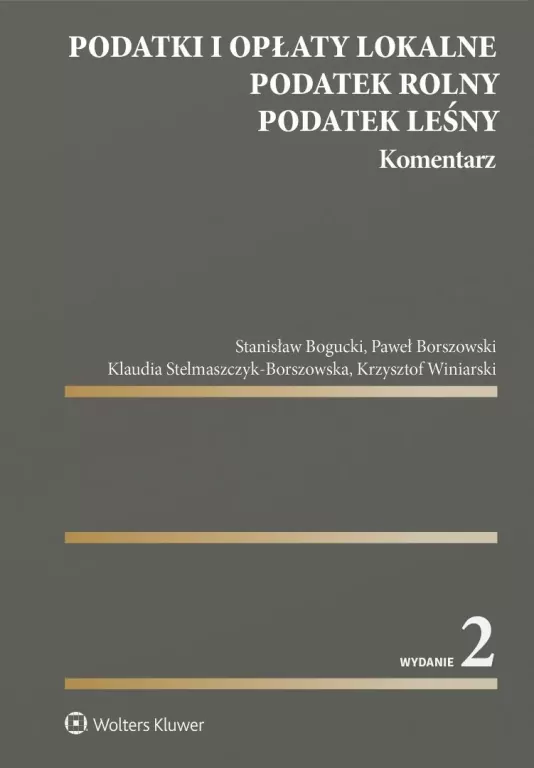 Podatki i opłaty lokalne. Podatek rolny... - tantis.pl