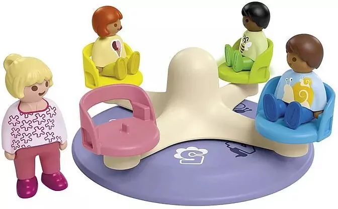 Karuzela z cyferkami. Zestaw z figurkami Junior 71701 - tantis.pl