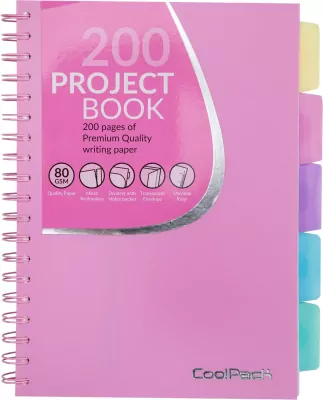 Kołozeszyt B5 PP Coolpack Pastel Powder Pink