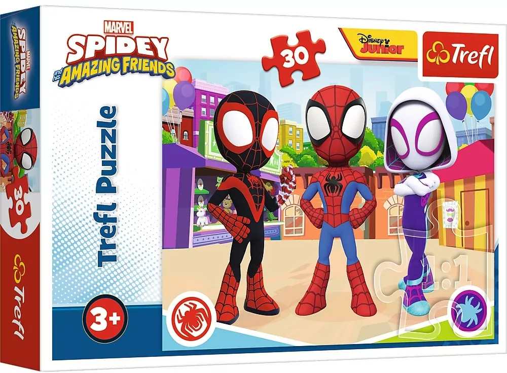 Puzzle 30 Przygody Spidey'a i przyjaciół - tantis.pl