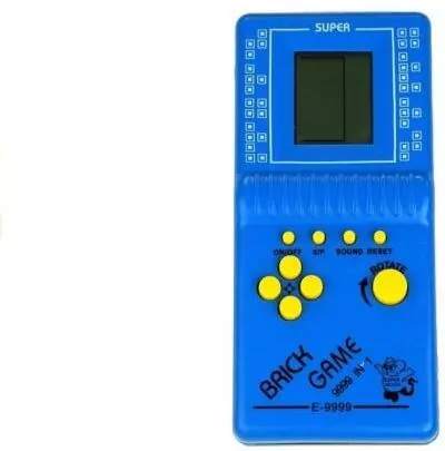 Gra elektroniczna tetris kieszonkowa niebieska - tantis.pl