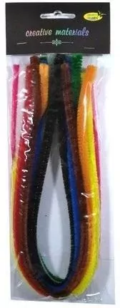 Druty chenille kolorowe 9mmx50cm - tantis.pl