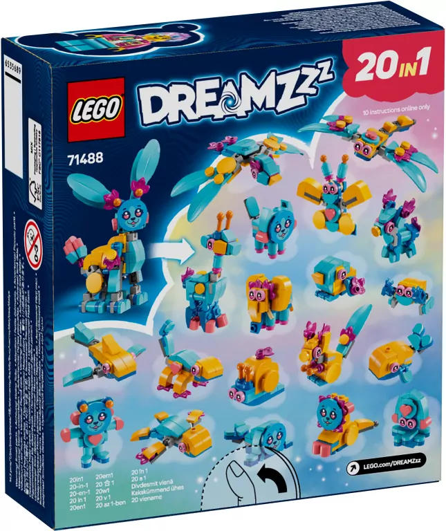 LEGO® Kreatywne zwierzęce przygody Bunchu 71488 - tantis.pl