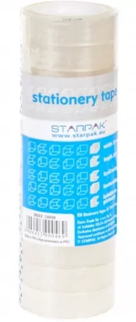 Taśma klejąca 12mm/20m 12 sztuk - tantis.pl