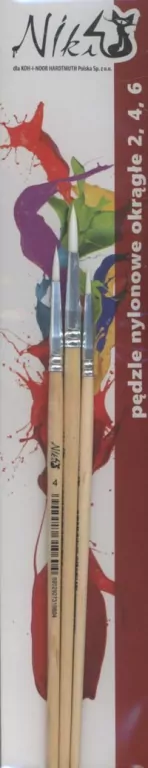 PĘDZLE NYLONOWE OKRĄGŁE  KPL. 0070/ 2+4+6 - tantis.pl