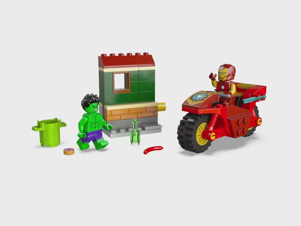 LEGO® Marvel. Iron Man z motocyklem i Hulk 76287 - tantis.pl