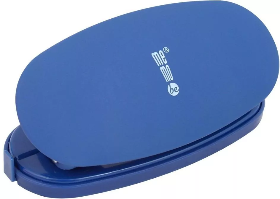 Dziurkacz Soft-Touch niebieski pastel MemoBe - tantis.pl