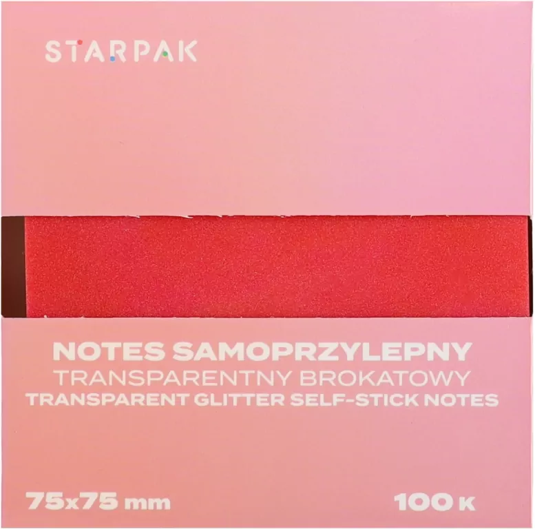 NOTES SPRZYL 75X75/100K TRANSP OMBRCZE STK12/360 - tantis.pl