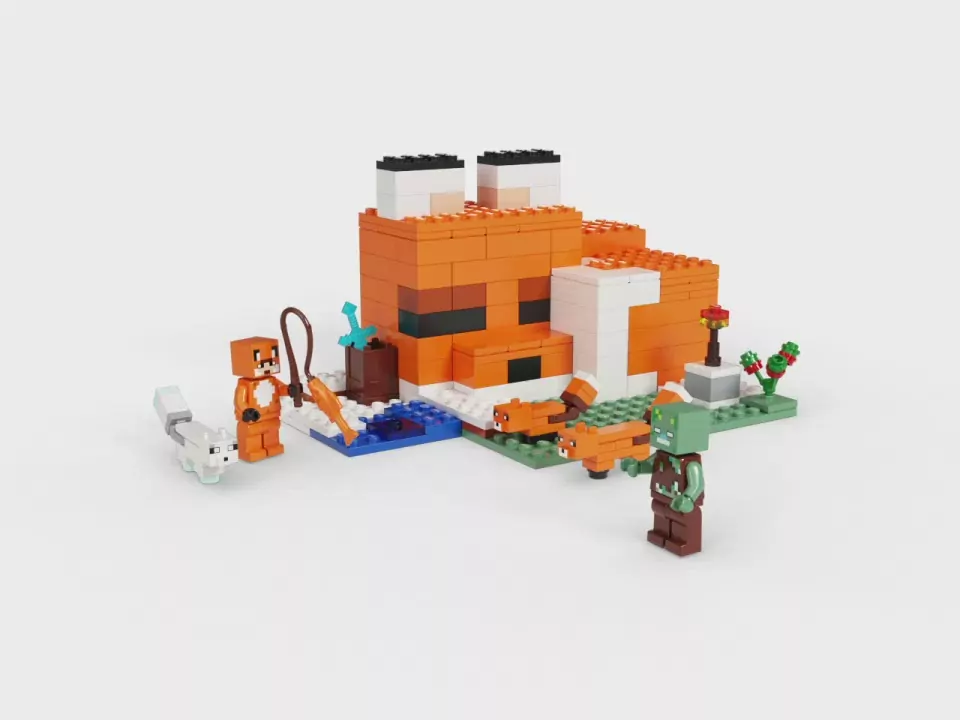 LEGO® Minecraft™. Siedlisko lisów. 21178 - tantis.pl