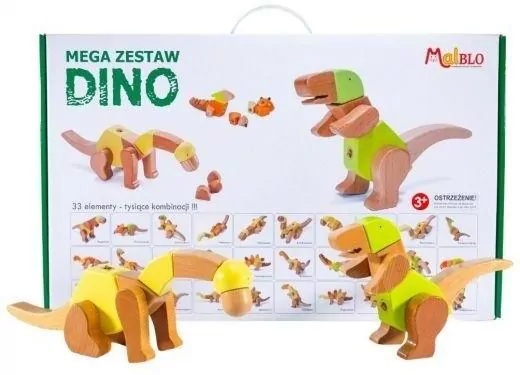 Mega zestaw Dino 33el - tantis.pl