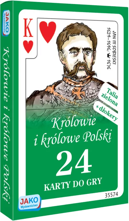 Królowie i królowe Polski. Karty 24 - tantis.pl