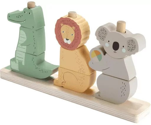 Fisher-Price. Drewniane zwierzątka Układaj i sortuj - tantis.pl