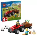 LEGO® Czerwony traktor z przyczepą i owcą 60461 - tantis.pl