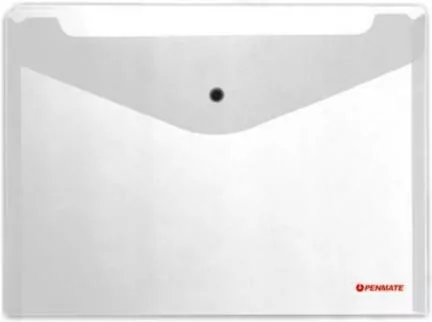 Koperta A5 na zatrzask. Bezbarwna - tantis.pl