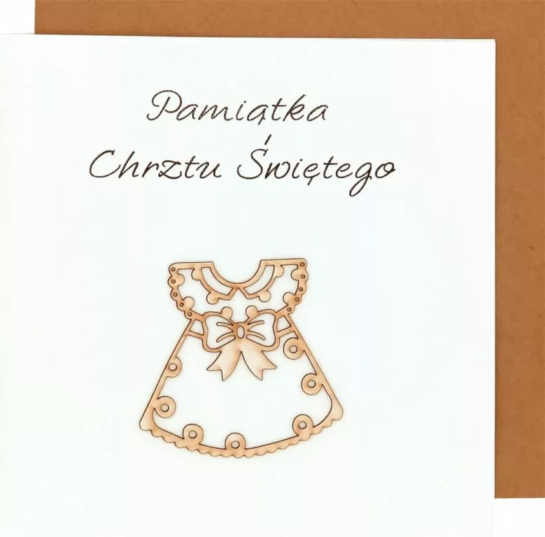 Karnet okolicznościowy. Chrzest. Naem - tantis.pl