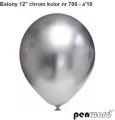 Balony 30,5cm. Chromowane srebrne - tantis.pl