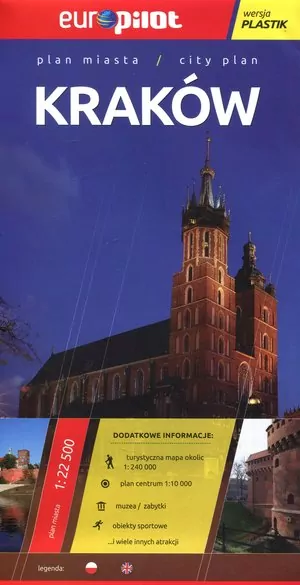 Kraków. Plan Miasta EuroPilot plastik - tantis.pl