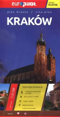 Kraków. Plan Miasta EuroPilot plastik