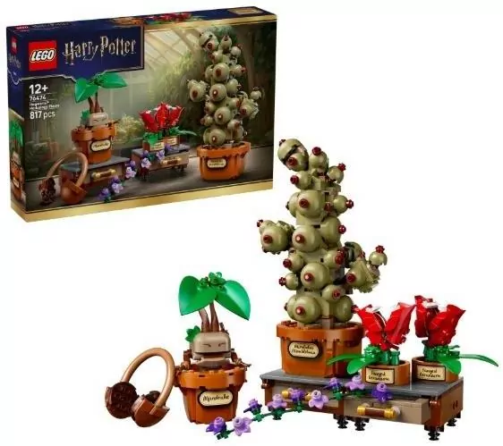LEGO® Rośliny z lekcji zielarstwa w Hogwarcie 76474 - tantis.pl