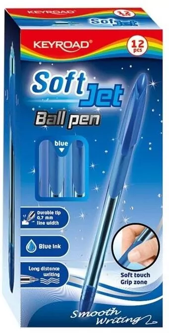 Długopis klasyczny 0,7mm niebieski - tantis.pl