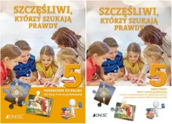 Pakiet: Szczęśliwi, którzy szukają prawdy. Podręcznik/ Szczęśliwi, którzy szukają prawdy. Religia. Karty pracy. Klasa 5. Szkoła podstawowa