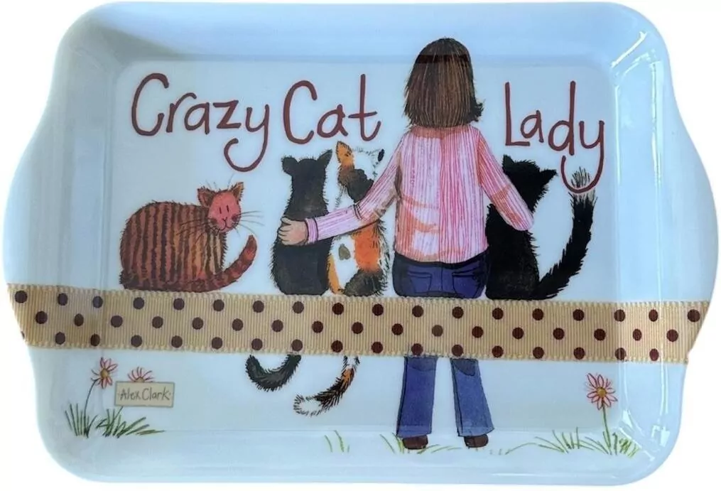 Taca mała Crazy Cat Lady Kociara - tantis.pl