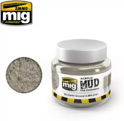Ammo: Acrylic Mud for Dioramas - Dry Earth Ground (250 ml)