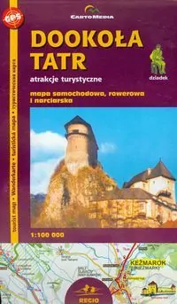 Dookoła Tatr. Mapa turystyczna 1:100 000 - tantis.pl