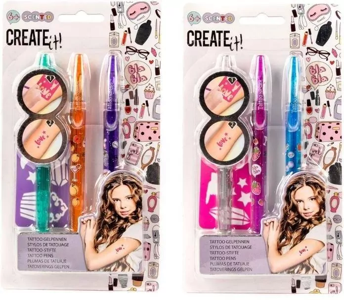 Pisak do robienia tatuażu 3 szt. CREATE IT! MIX - tantis.pl