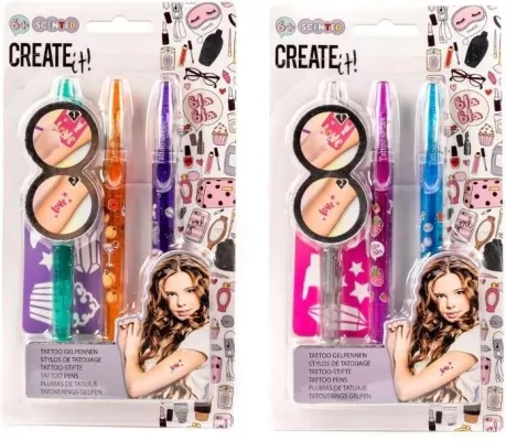 Pisak do robienia tatuażu 3 szt. CREATE IT! MIX