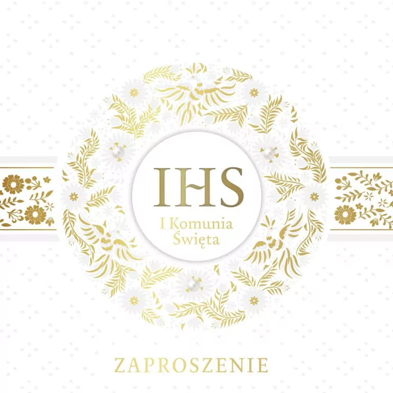 Zaproszenie. Komunia - tantis.pl