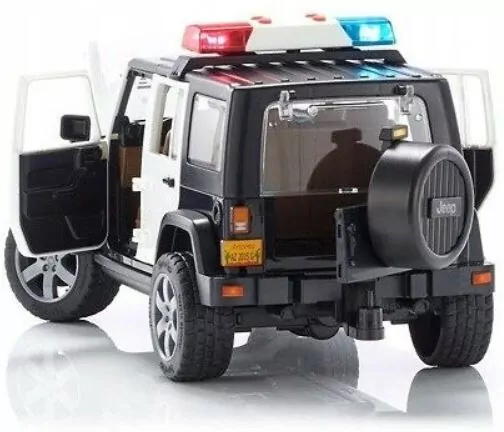 Bruder. Jeep Wrangler Unlimited Rubicon policyjny - tantis.pl