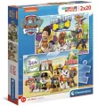 Clementoni. Puzzle 2x20. Super Kolor. Psi Patrol - tantis.pl